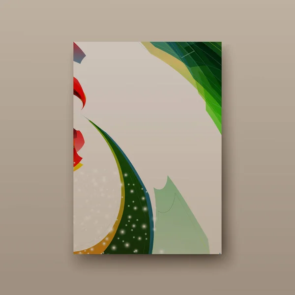 Brochure Affiche Vecteur Gabarit Conception Dépliant Présentation Couverture Dépliant Fond — Image vectorielle
