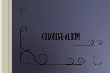 Boyama şablon vektör, broşür kapak sunu soyut geometrik arka plan, A4 boyutu gölge düzeninde afiş broşür el ilanı tasarımı