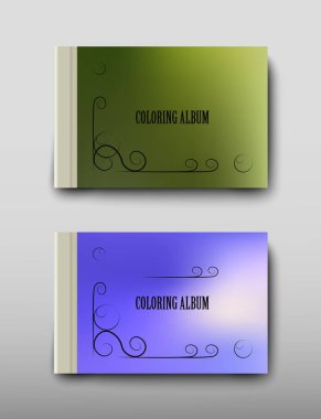 Boyama şablon vektör, broşür kapak sunu soyut geometrik arka plan, A4 boyutu gölge düzeninde afiş broşür el ilanı tasarımı