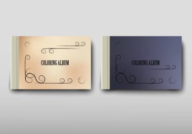 Boyama şablon vektör, broşür kapak sunu soyut geometrik arka plan, A4 boyutu gölge düzeninde afiş broşür el ilanı tasarımı