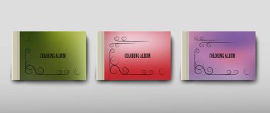 Boyama şablon vektör, broşür kapak sunu soyut geometrik arka plan, A4 boyutu gölge düzeninde afiş broşür el ilanı tasarımı