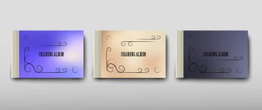 Boyama şablon vektör, broşür kapak sunu soyut geometrik arka plan, A4 boyutu gölge düzeninde afiş broşür el ilanı tasarımı