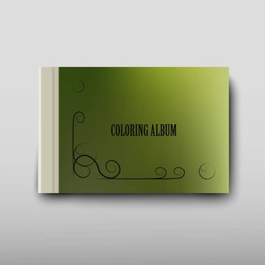 Boyama şablon vektör, broşür kapak sunu soyut geometrik arka plan, A4 boyutu gölge düzeninde afiş broşür el ilanı tasarımı