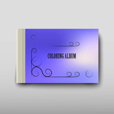 Boyama şablon vektör, broşür kapak sunu soyut geometrik arka plan, A4 boyutu gölge düzeninde afiş broşür el ilanı tasarımı