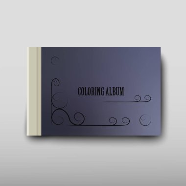 Boyama şablon vektör, broşür kapak sunu soyut geometrik arka plan, A4 boyutu gölge düzeninde afiş broşür el ilanı tasarımı