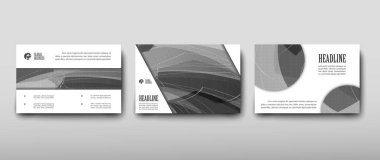 Afiş broşür afiş tasarım şablonu vektör, broşür kapak sunu soyut geometrik arka plan, A4 boyutu gölge düzeninde