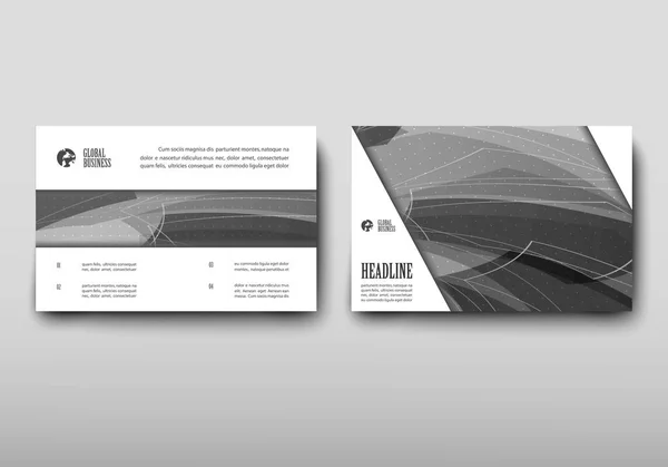 Poster Brochure Flyer Design Template Vector Leaflet Cover Presentation Abstract — Stock Vector