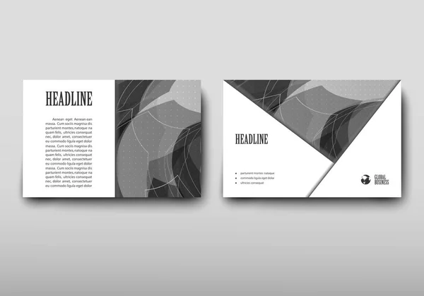 Volantino Poster Brochure Design Template Vector Copertina Depliant Presentazione Astratto — Vettoriale Stock