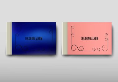 Boyama şablon vektör, broşür kapak sunu soyut geometrik arka plan, A4 boyutu gölge düzeninde afiş broşür el ilanı tasarımı