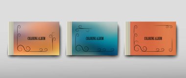 Boyama şablon vektör, broşür kapak sunu soyut geometrik arka plan, A4 boyutu gölge düzeninde afiş broşür el ilanı tasarımı