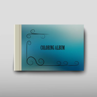 Boyama şablon vektör, broşür kapak sunu soyut geometrik arka plan, A4 boyutu gölge düzeninde afiş broşür el ilanı tasarımı