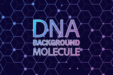Afiş broşür afiş tasarım şablonu vektör, Dna soyut geometrik arka plan, A4 boyutu gölge düzeninde