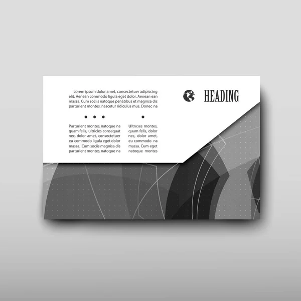 Brochure Affiche Vecteur Gabarit Conception Dépliant Présentation Couverture Dépliant Fond — Image vectorielle