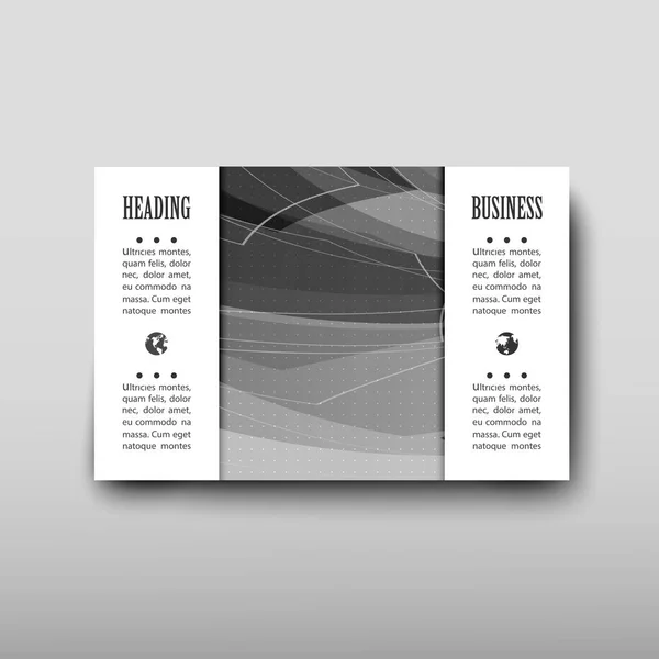 Folheto Cartaz Vetor Modelo Folheto Design Apresentação Capa Folheto Abstrato — Vetor de Stock