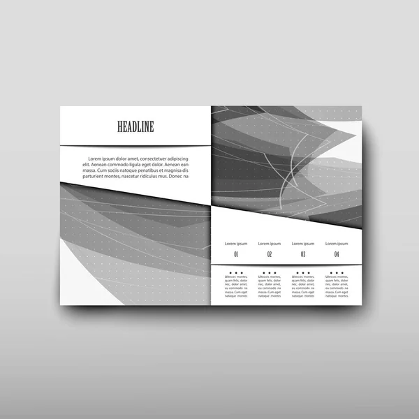 Poster Broschüre Flyer Design Template Vektor Faltblatt Cover Präsentation Abstrakt — Stockvektor