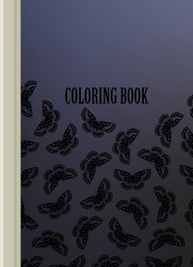 Boyama şablon vektör, broşür kapak sunu soyut geometrik arka plan, A4 boyutu gölge düzeninde afiş broşür el ilanı tasarımı