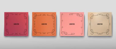 Kapak kağıt levha rengi arka plan bulanık ve soyut bir grafik desen. Vektör çizim