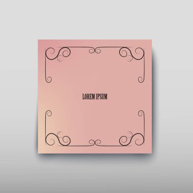 Kapak kağıt levha rengi arka plan bulanık ve soyut bir grafik desen. Vektör çizim