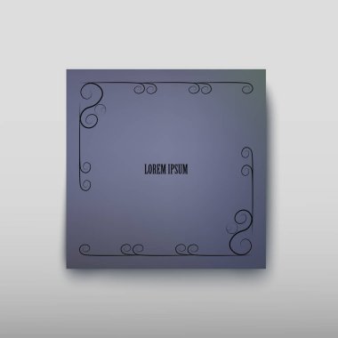 Kapak kağıt levha rengi arka plan bulanık ve soyut bir grafik desen. Vektör çizim