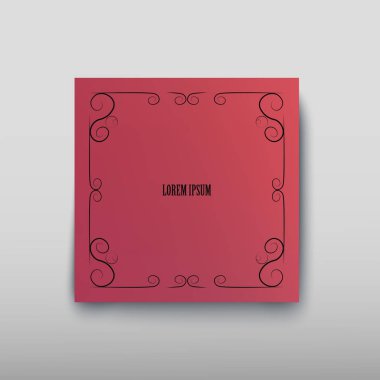 Kapak kağıt levha rengi arka plan bulanık ve soyut bir grafik desen. Vektör çizim