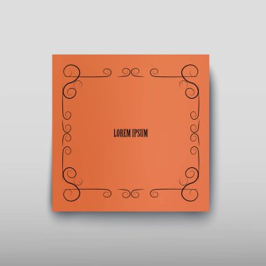 Kapak kağıt levha rengi arka plan bulanık ve soyut bir grafik desen. Vektör çizim