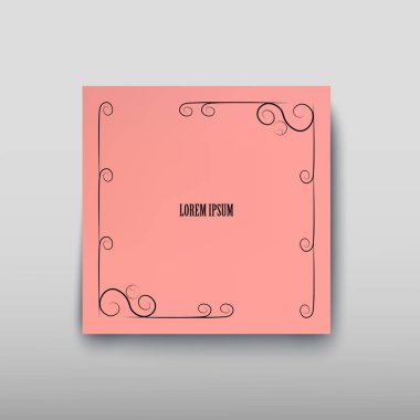 Kapak kağıt levha rengi arka plan bulanık ve soyut bir grafik desen. Vektör çizim