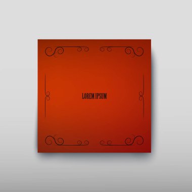 Kapak kağıt levha rengi arka plan bulanık ve soyut bir grafik desen. Vektör çizim