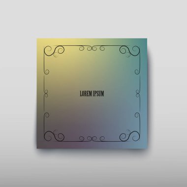 Kapak kağıt levha rengi arka plan bulanık ve soyut bir grafik desen. Vektör çizim