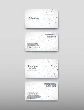 Mal ve hizmetlerin mali piyasa teşvik için müşteriler bulmak kolaylaşır kartvizit içeren iletişim bilgileri. Vektör çizim