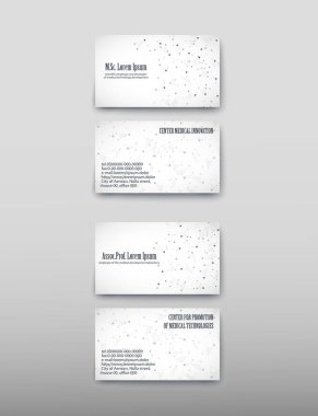 Mal ve hizmetlerin mali piyasa teşvik için müşteriler bulmak kolaylaşır kartvizit içeren iletişim bilgileri. Vektör çizim