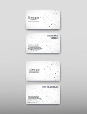 Mal ve hizmetlerin mali piyasa teşvik için müşteriler bulmak kolaylaşır kartvizit içeren iletişim bilgileri. Vektör çizim