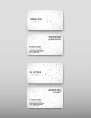 Mal ve hizmetlerin mali piyasa teşvik için müşteriler bulmak kolaylaşır kartvizit içeren iletişim bilgileri. Vektör çizim