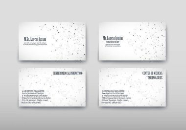 Mal ve hizmetlerin mali piyasa teşvik için müşteriler bulmak kolaylaşır kartvizit içeren iletişim bilgileri. Vektör çizim