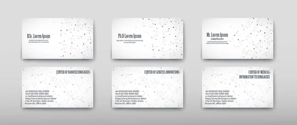 Business Card Obsahující Kontaktní Informace Což Usnadňuje Najít Klienty Pro — Stockový vektor