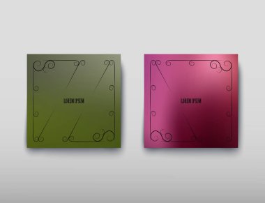 Kapak kağıt levha rengi arka plan bulanık ve soyut bir grafik desen. Vektör çizim