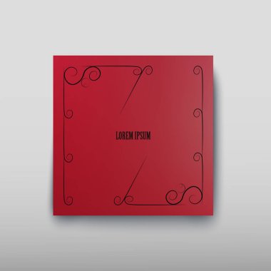 Kapak kağıt levha rengi arka plan bulanık ve soyut bir grafik desen. Vektör çizim