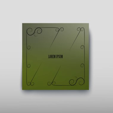 Kapak kağıt levha rengi arka plan bulanık ve soyut bir grafik desen. Vektör çizim