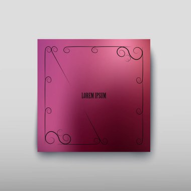 Kapak kağıt levha rengi arka plan bulanık ve soyut bir grafik desen. Vektör çizim