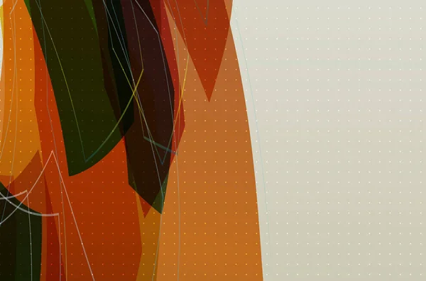 Обложка Абстрактным Рисунком Хаотично Расположенных Линий Цветном Фоне Стиле Ретро — стоковый вектор