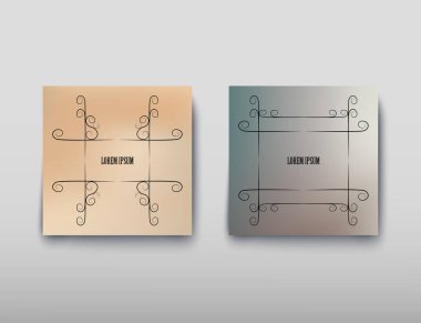 Kapak kağıt levha rengi arka plan bulanık ve soyut bir grafik desen. Vektör çizim