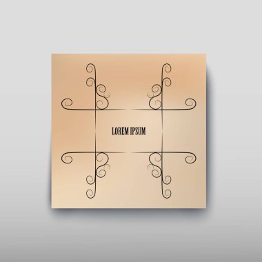 Kapak kağıt levha rengi arka plan bulanık ve soyut bir grafik desen. Vektör çizim