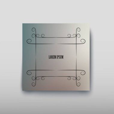 Kapak kağıt levha rengi arka plan bulanık ve soyut bir grafik desen. Vektör çizim