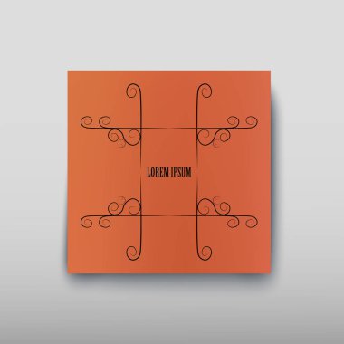 Kapak kağıt levha rengi arka plan bulanık ve soyut bir grafik desen. Vektör çizim