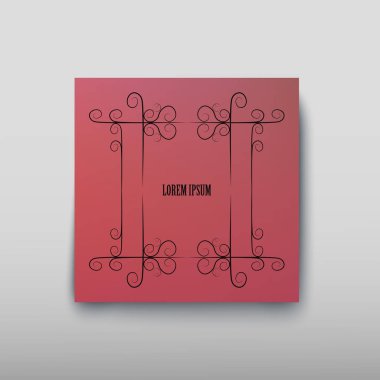 Kapak kağıt levha rengi arka plan bulanık ve soyut bir grafik desen. Vektör çizim