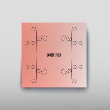 Kapak kağıt levha rengi arka plan bulanık ve soyut bir grafik desen. Vektör çizim