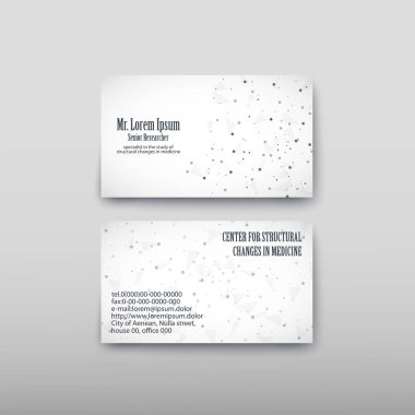 Mal ve hizmetlerin mali piyasa teşvik için müşteriler bulmak kolaylaşır kartvizit içeren iletişim bilgileri. Vektör çizim