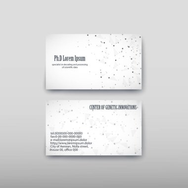 Mal ve hizmetlerin mali piyasa teşvik için müşteriler bulmak kolaylaşır kartvizit içeren iletişim bilgileri. Vektör çizim