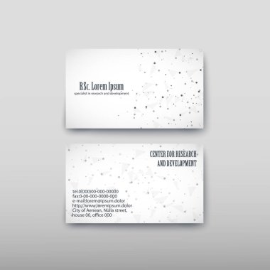 Mal ve hizmetlerin mali piyasa teşvik için müşteriler bulmak kolaylaşır kartvizit içeren iletişim bilgileri. Vektör çizim