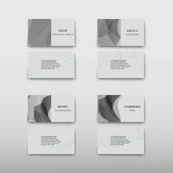 Mal ve hizmetlerin mali piyasa teşvik için müşteriler bulmak kolaylaşır kartvizit içeren iletişim bilgileri. Vektör çizim