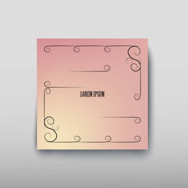 Kapak kağıt levha rengi arka plan bulanık ve soyut bir grafik desen. Vektör çizim